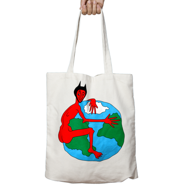 SHOPPING BAG NERA/BIANCA MOSTRO