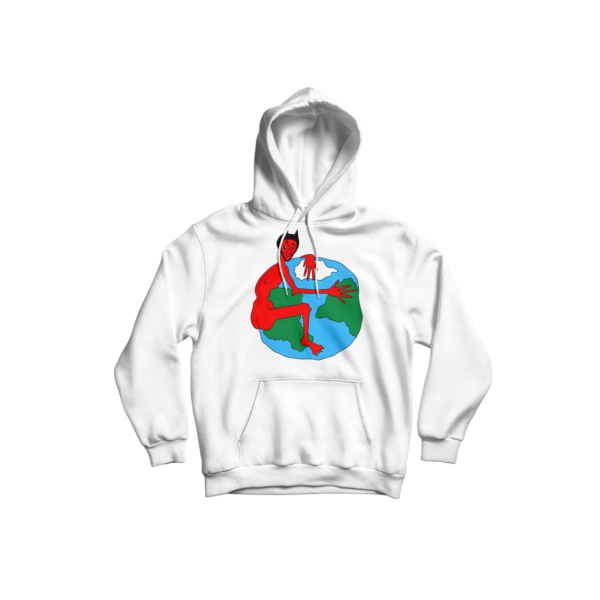 HOODIE BIANCA MOSTRO